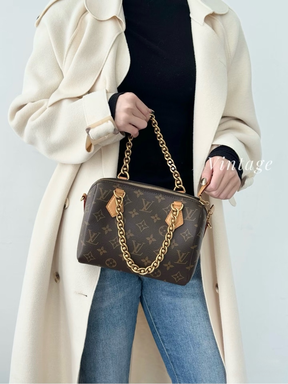 Louis Vuitton Chain Speedy 20 FW 2013-14 Runway Monogram RARE Bag - Picture 2 of 16